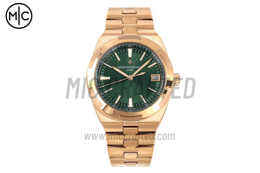 Overseas 4500V 41mm RG Green Dial on RG Bracelet – Premium Edition