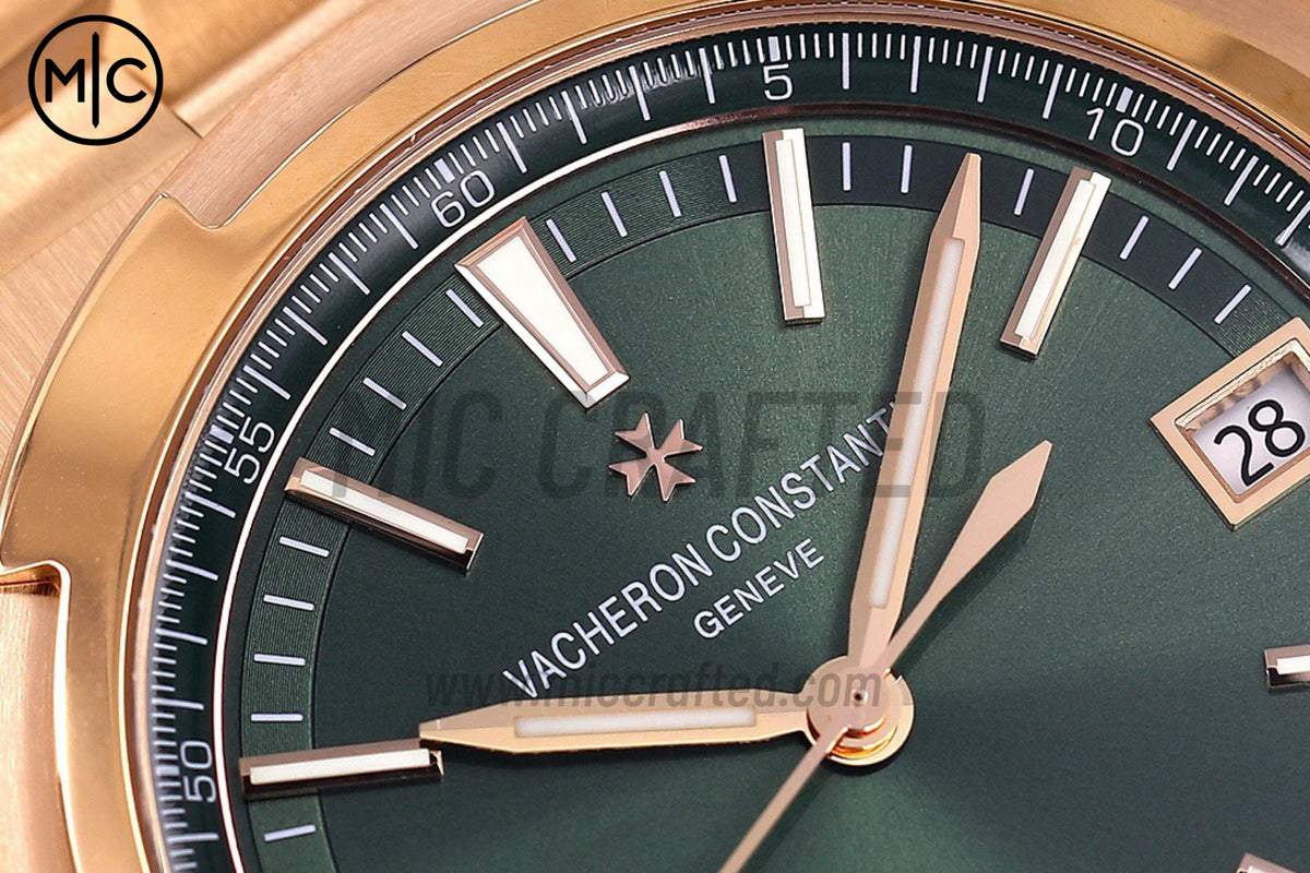 Overseas 4500V 41mm RG Green Dial on RG Bracelet – Premium Edition