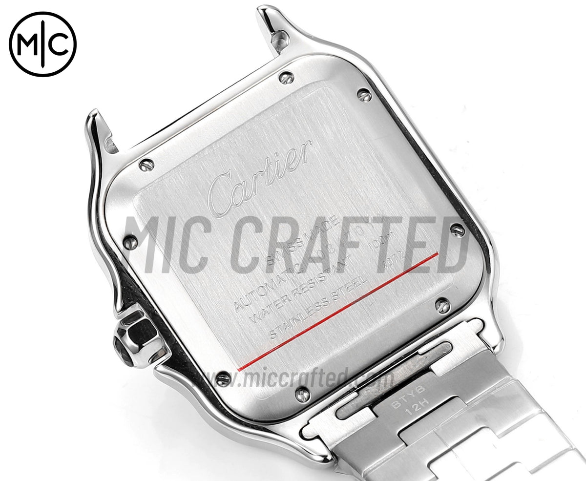 Santos De Cartier 40mm SS/YG Gray Dial on SS/YG SmartLinks Bracelet – Premium Edition