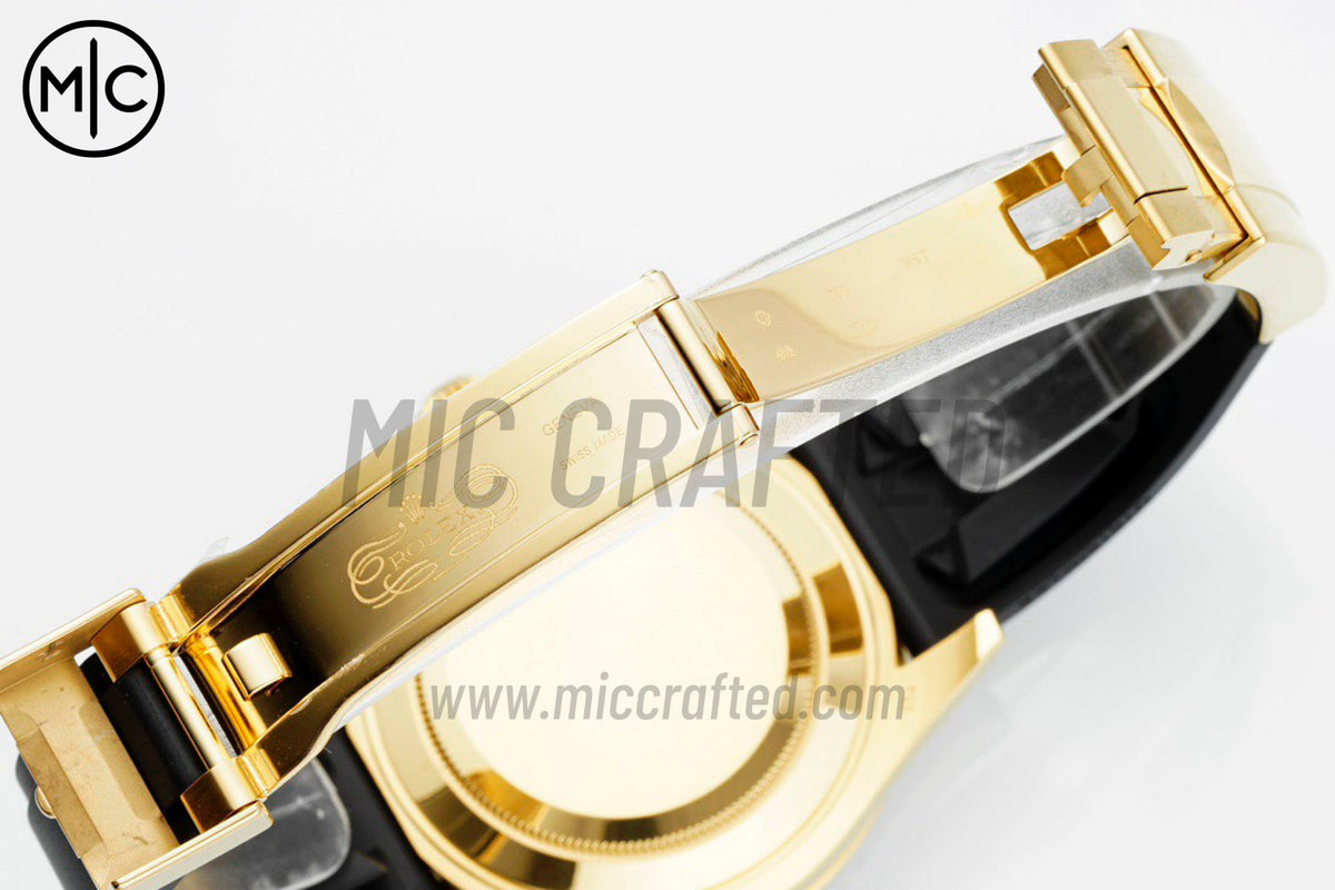 Yacht-Master 42mm 226658 YG 3D Black Ceramic Bezel on Oysterflex Strap – Premium Edition