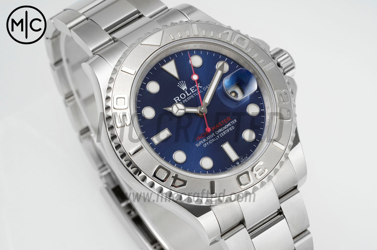 Yacht-Master 126622 904L Steel Blue Dial on SS Bracelet – Premium Edition