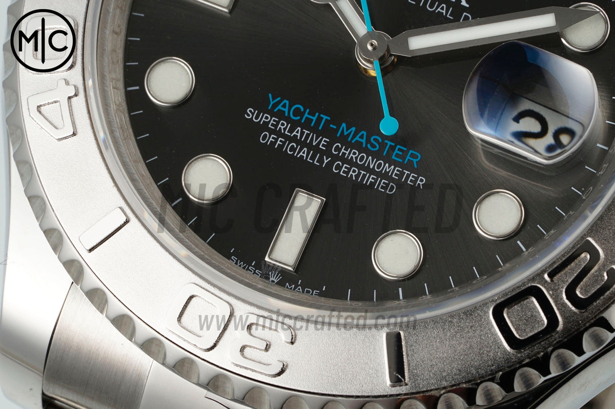 Yacht-Master 126622 904L Steel Gray Dial on SS Bracelet – Premium Edition