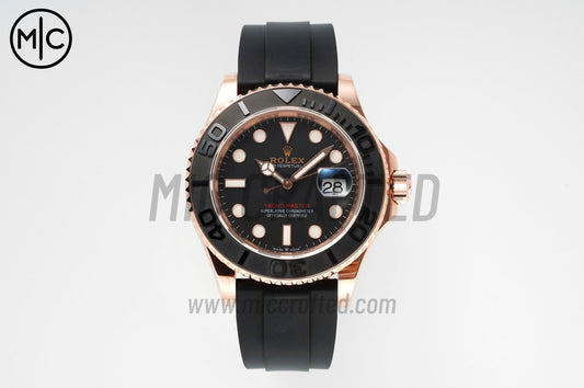 Yacht-Master 40mm 126655 Black Ceramic Bezel on Oysterflex Strap – Premium Edition