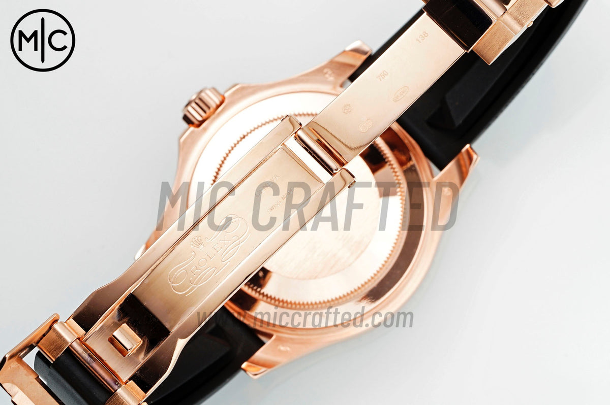 Yacht-Master 40mm 126655 Black Ceramic Bezel on Oysterflex Strap – Premium Edition