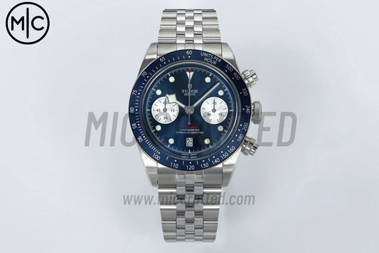 Black Bay Chrono 41mm Blue Dial on SS Bracelet – Premium Edition