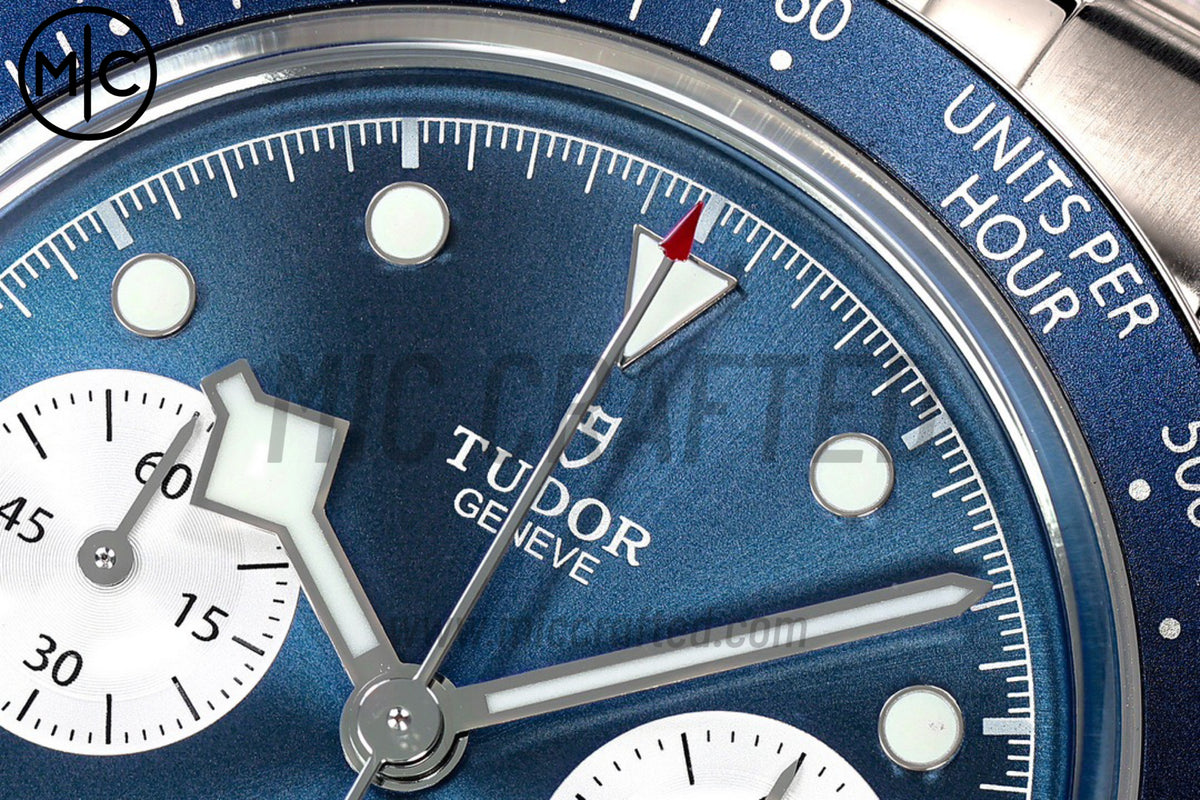 Black Bay Chrono 41mm Blue Dial on SS Bracelet – Premium Edition