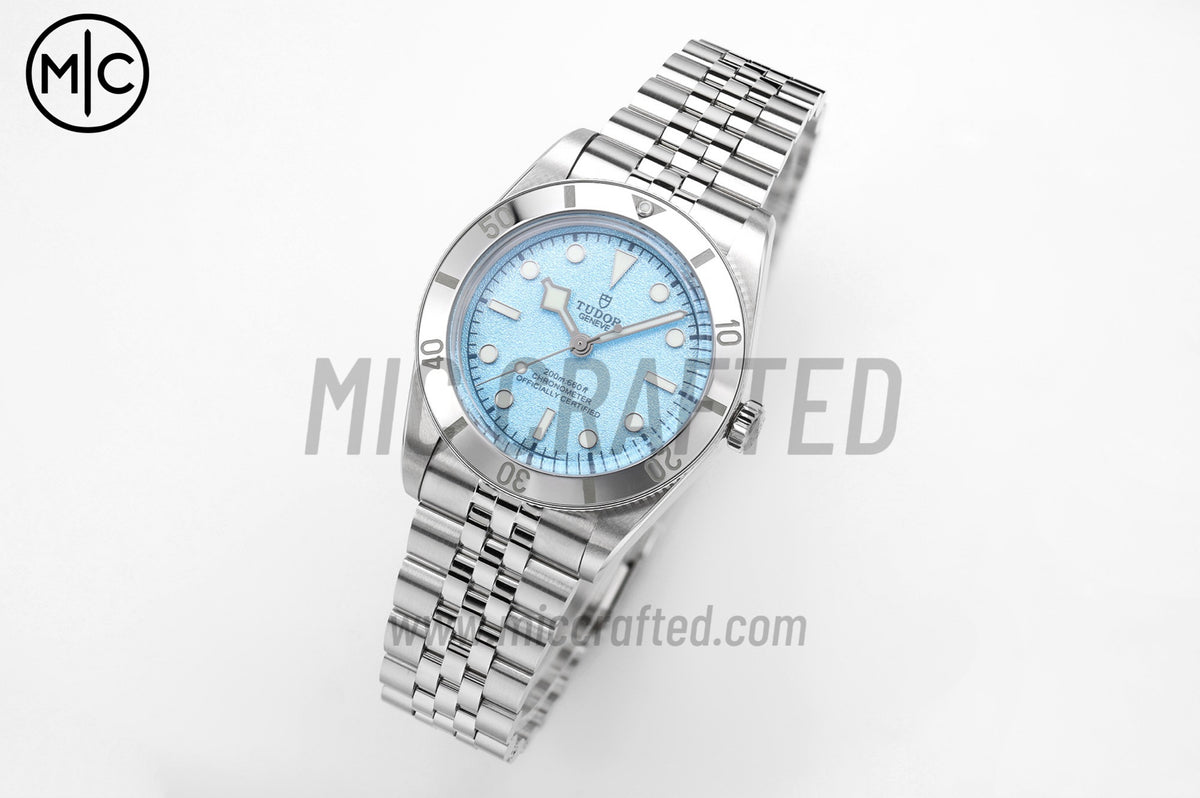 Heritage Black Bay 37mm SS Tiffany Blue Dial on SS Bracelet – Premium Edition