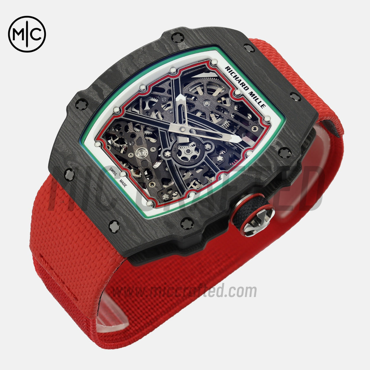 RM67-02 Black NTPT Italy Black Skeleton Dial – Handcrafted Version
