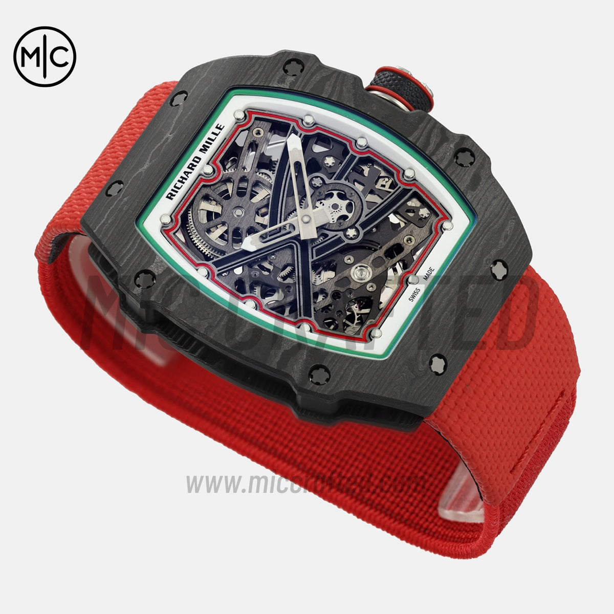 RM67-02 Black NTPT Italy Black Skeleton Dial – Handcrafted Version