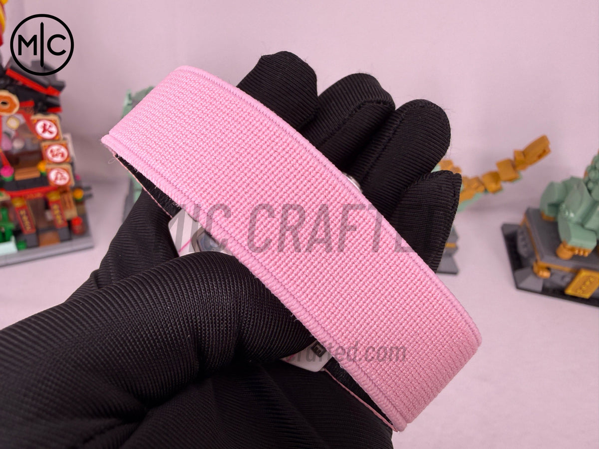 RM67-02 White NTPT White/Pink Skeleton Dial on Pink Nylon Strap – Handcrafted Version