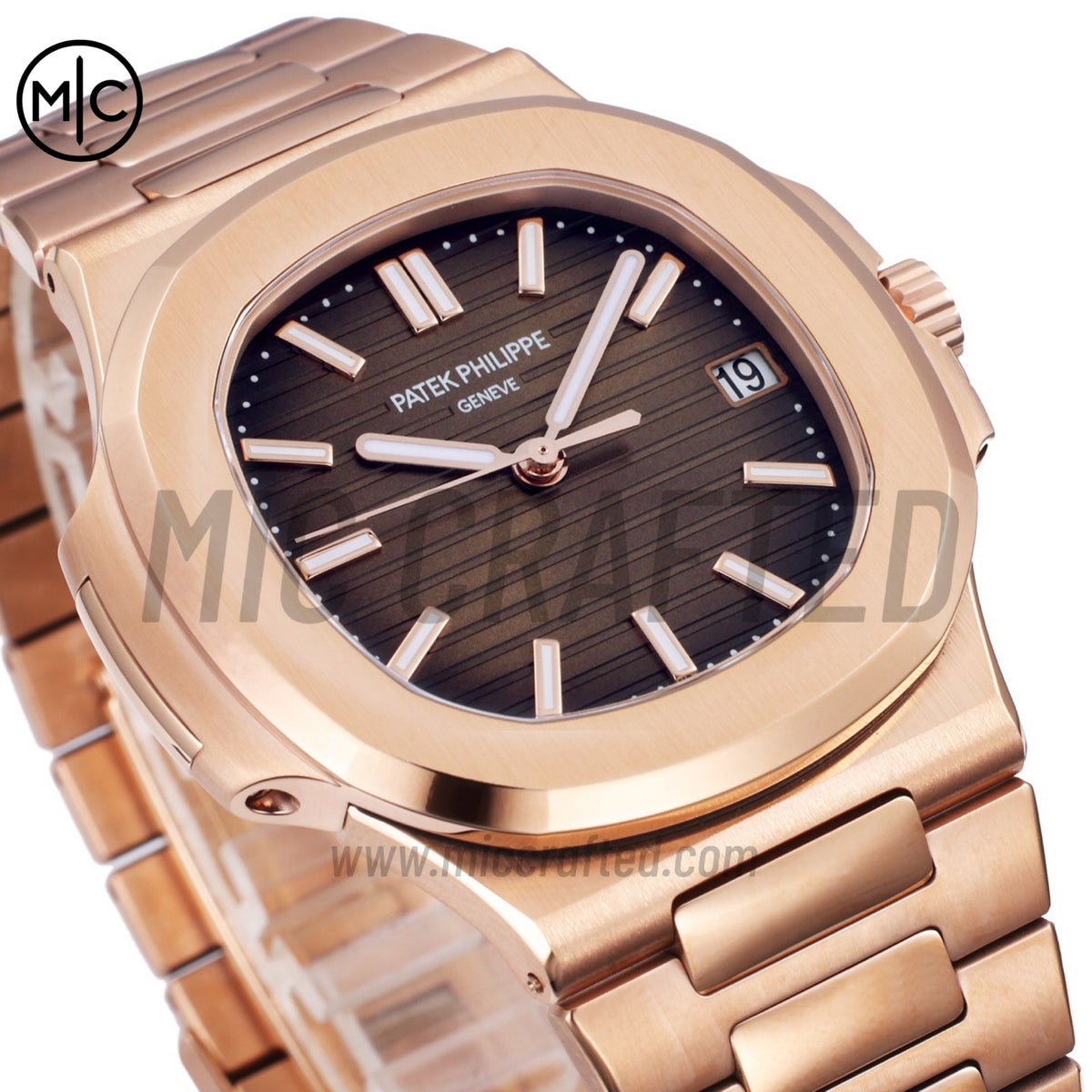 Nautilus 5711 40mm RG Brown Textured Dial on RG Bracelet – Premium Edition