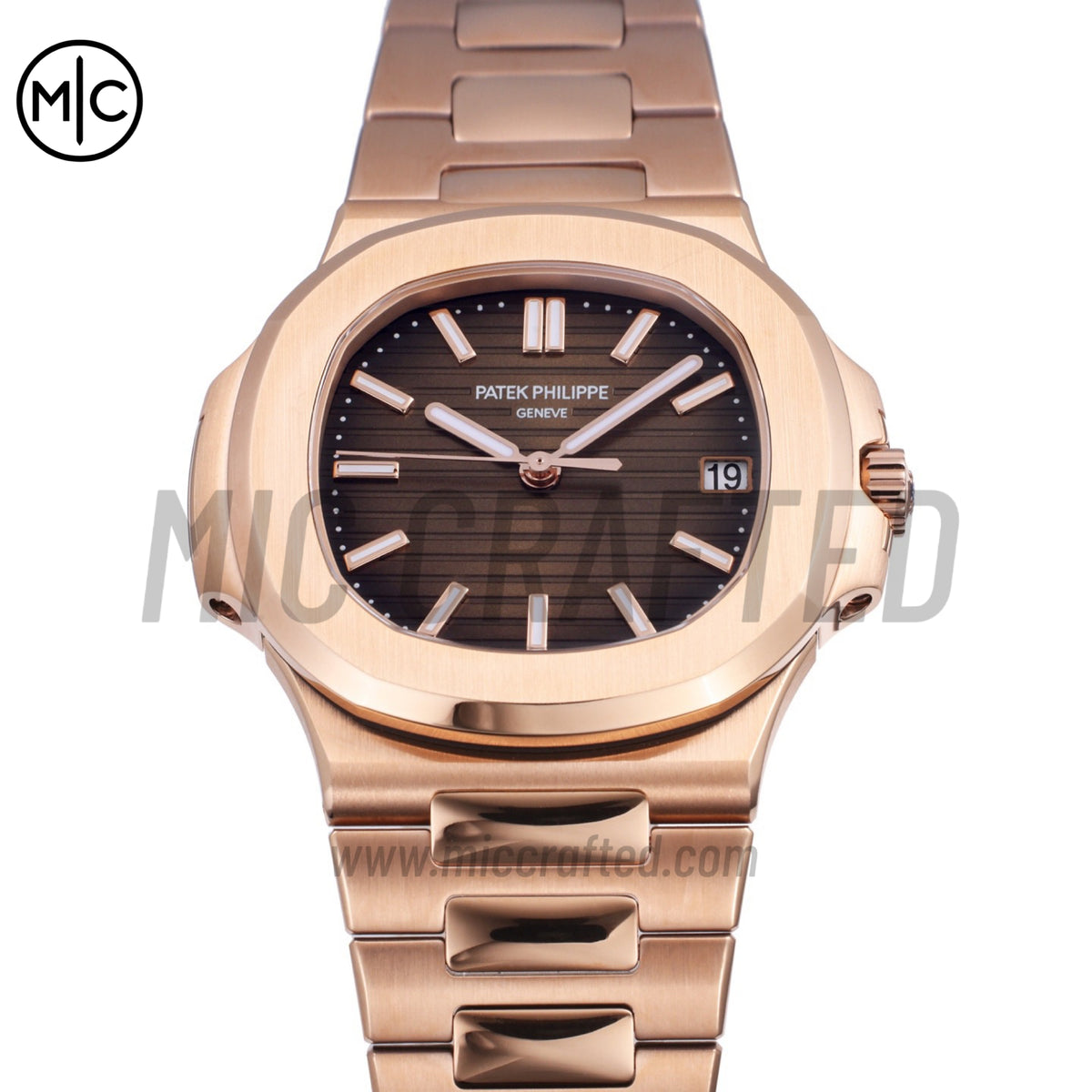 Nautilus 5711 40mm RG Brown Textured Dial on RG Bracelet – Premium Edition