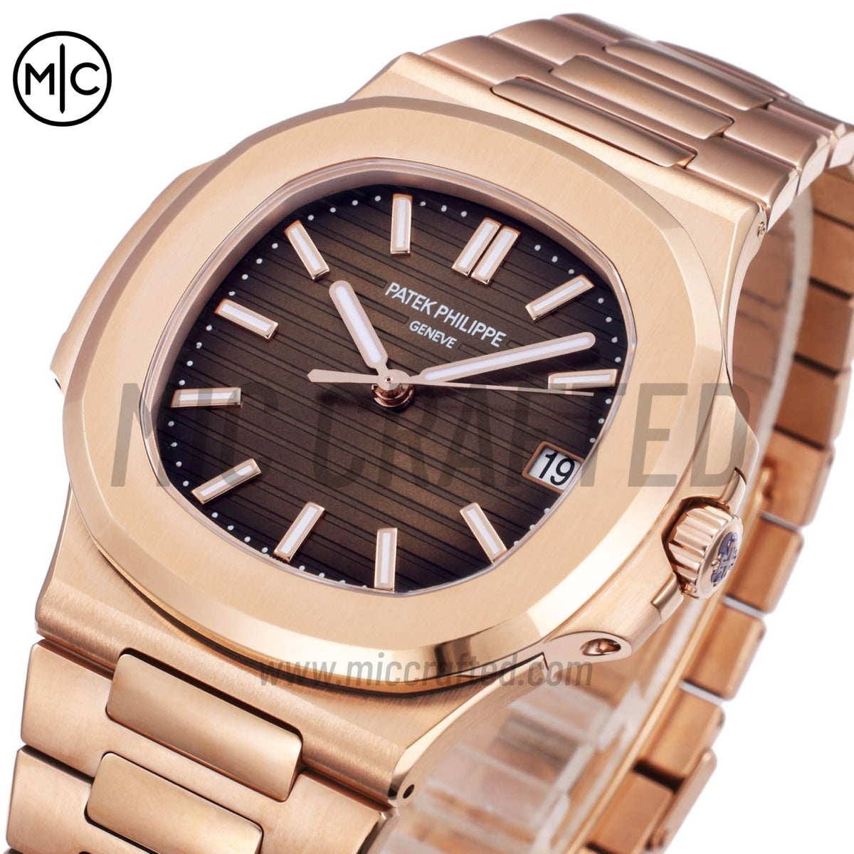 Nautilus 5711 40mm RG Brown Textured Dial on RG Bracelet – Premium Edition