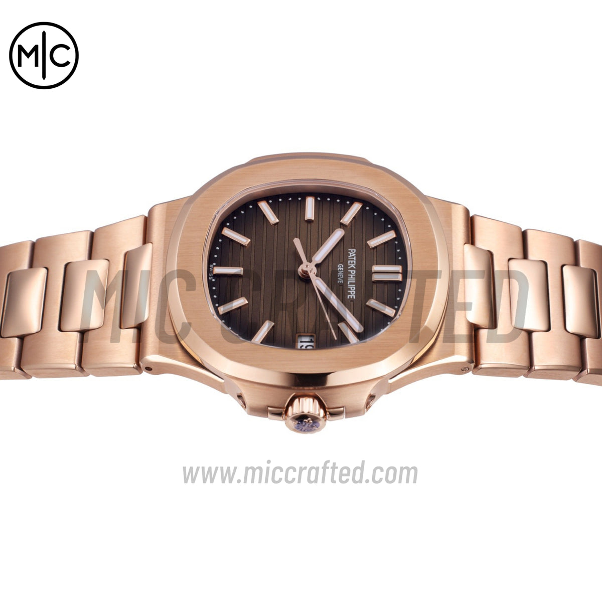 Nautilus 5711 40mm RG Brown Textured Dial on RG Bracelet – Premium Edition