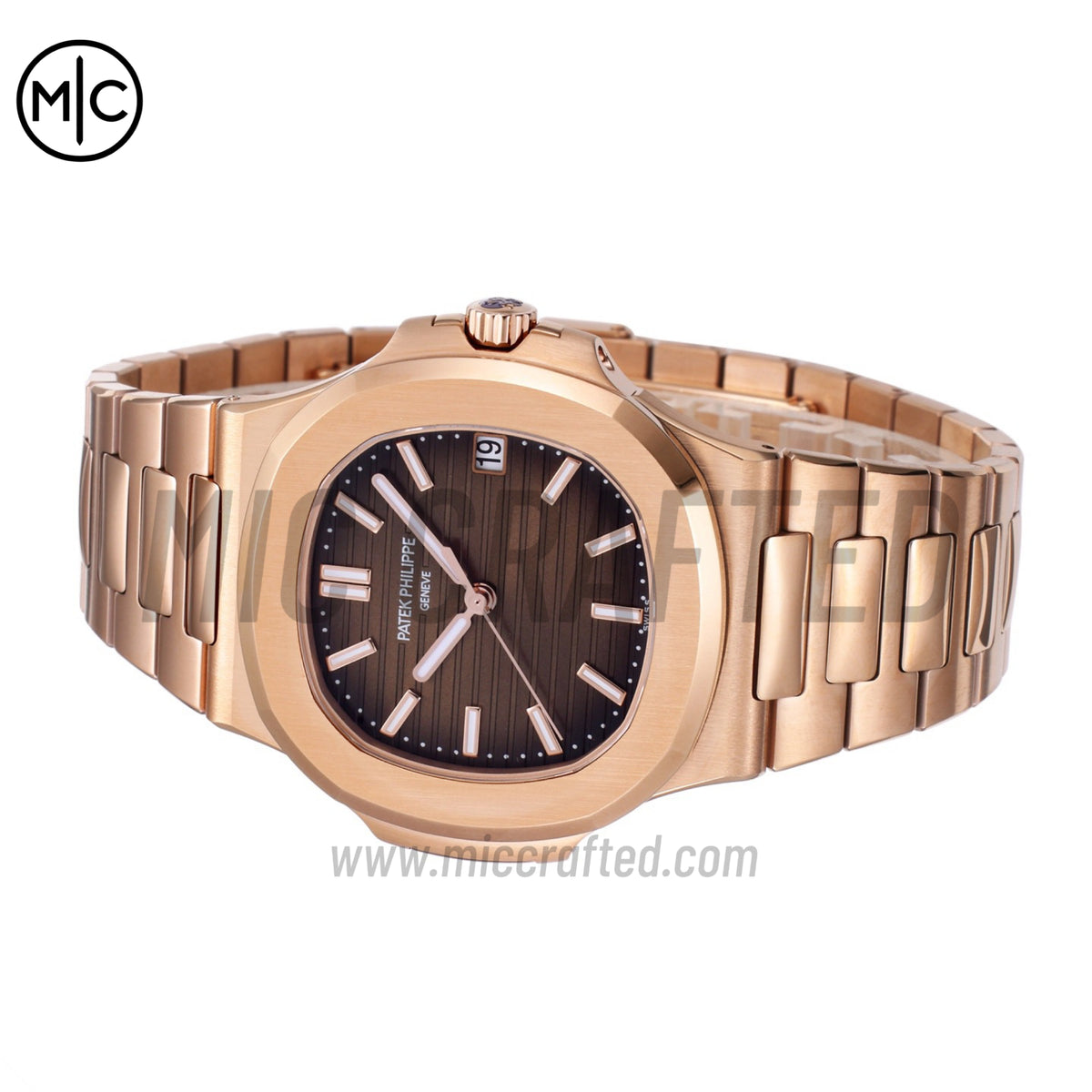 Nautilus 5711 40mm RG Brown Textured Dial on RG Bracelet – Premium Edition