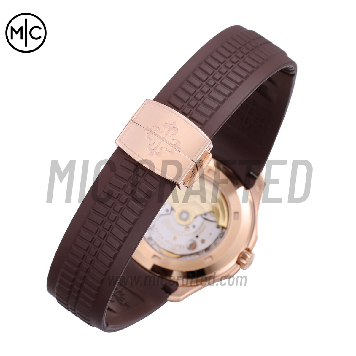 Aquanaut 5167 40mm RG Brown Dial on Brown Rubber Strap – Premium Edition