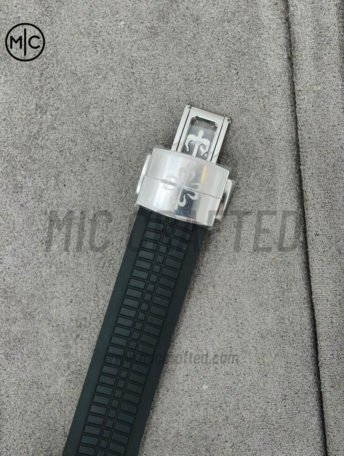 Aquanaut 5968 SS Gray Dial on Black Rubber Strap – Premium Edition