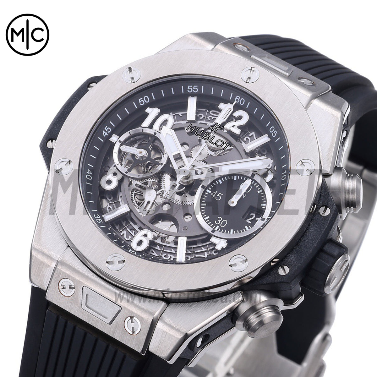 Big Bang Unico 42mm SS Skeleton Dial on Black Rubber Strap – Premium Edition