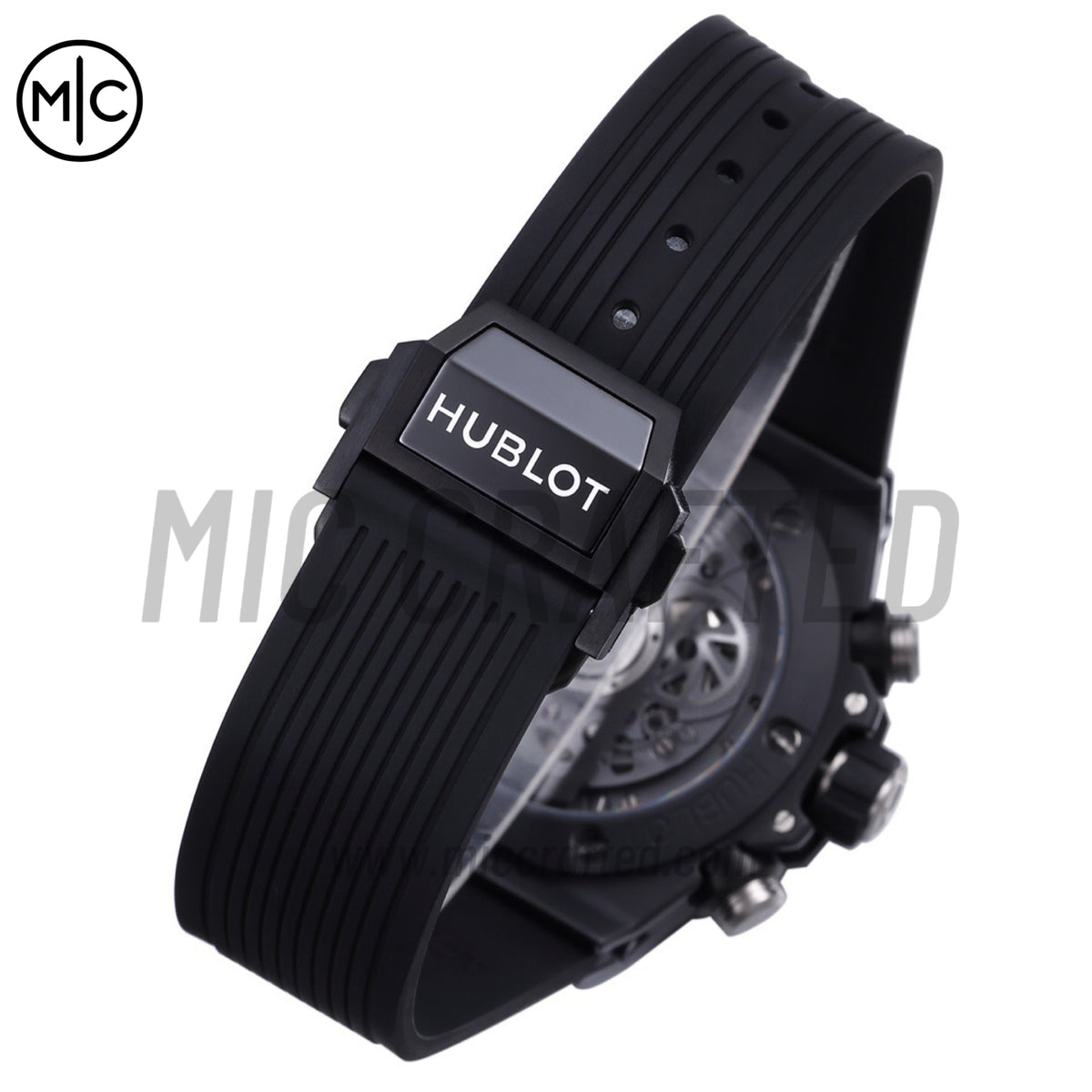 Big Bang Unico 42mm Black Ceramic Skeleton Dial on Black Rubber Strap – Premium Edition