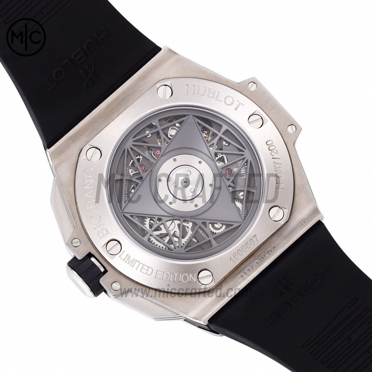 Big Bang Sang Bleu II Chrono SS Blue Dial on Blue Rubber Strap – Premium Edition