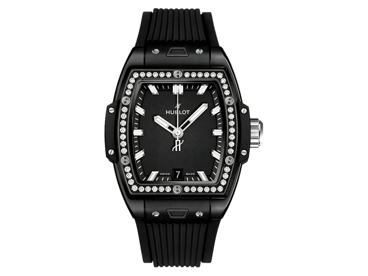 Spirit of Big Bang 女裝 39mm PVD 黑色錶盤配黑色橡膠錶帶 - 尊貴版