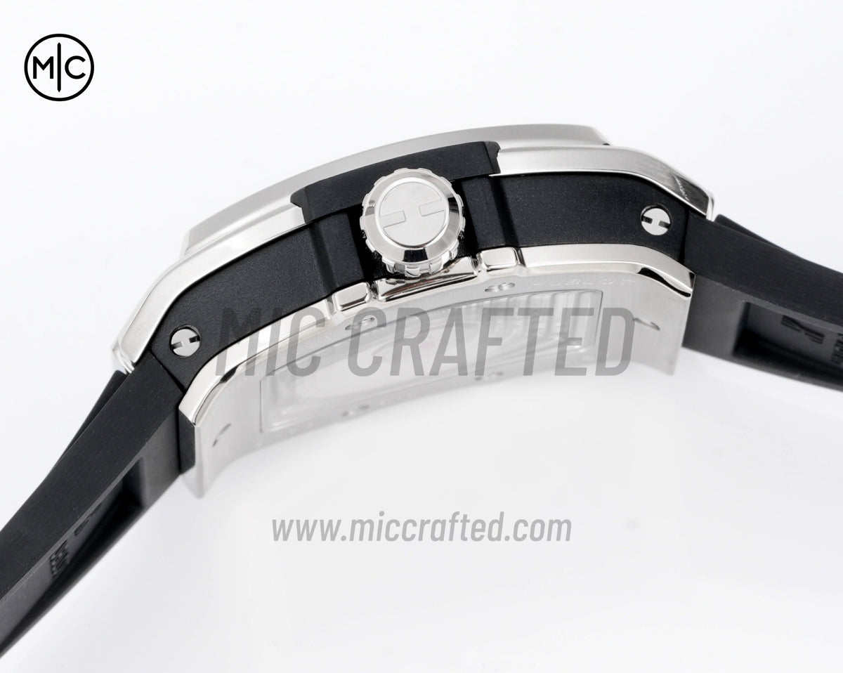 Spirit of Big Bang Ladies 39mm Black Dial on Black Rubber Strap – Premium Edition