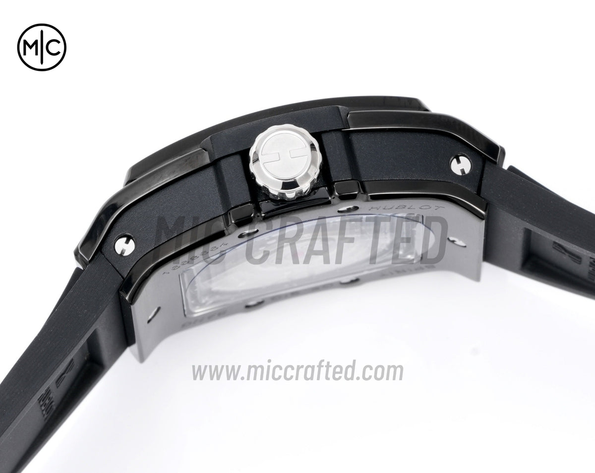 Spirit of Big Bang 女裝 39mm PVD 黑色錶盤配黑色橡膠錶帶 - 尊貴版