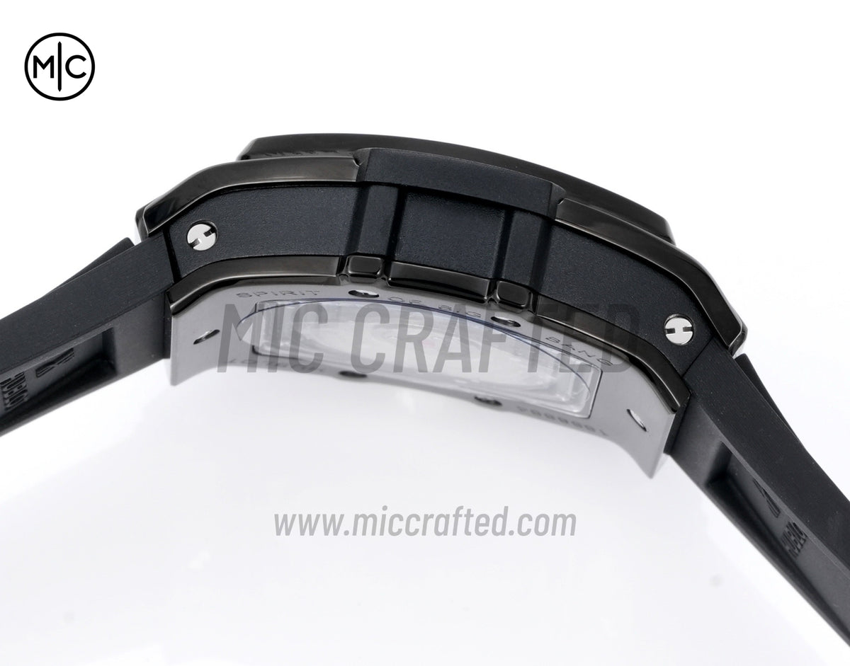 Spirit of Big Bang 女裝 39mm PVD 黑色錶盤配黑色橡膠錶帶 - 尊貴版