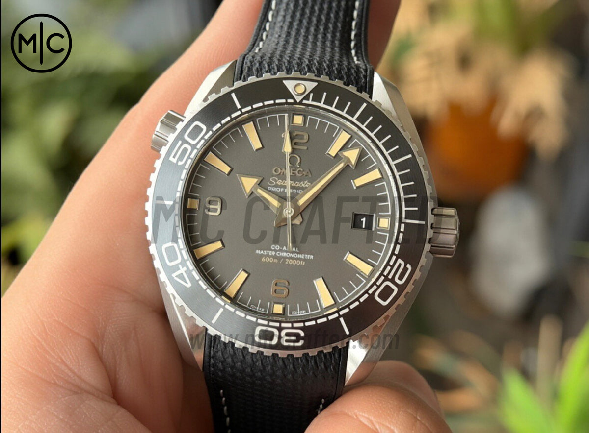 Planet Ocean 43.5mm SS Gray Bezel Gray Dial on Black Rubber Strap – Premium Edition