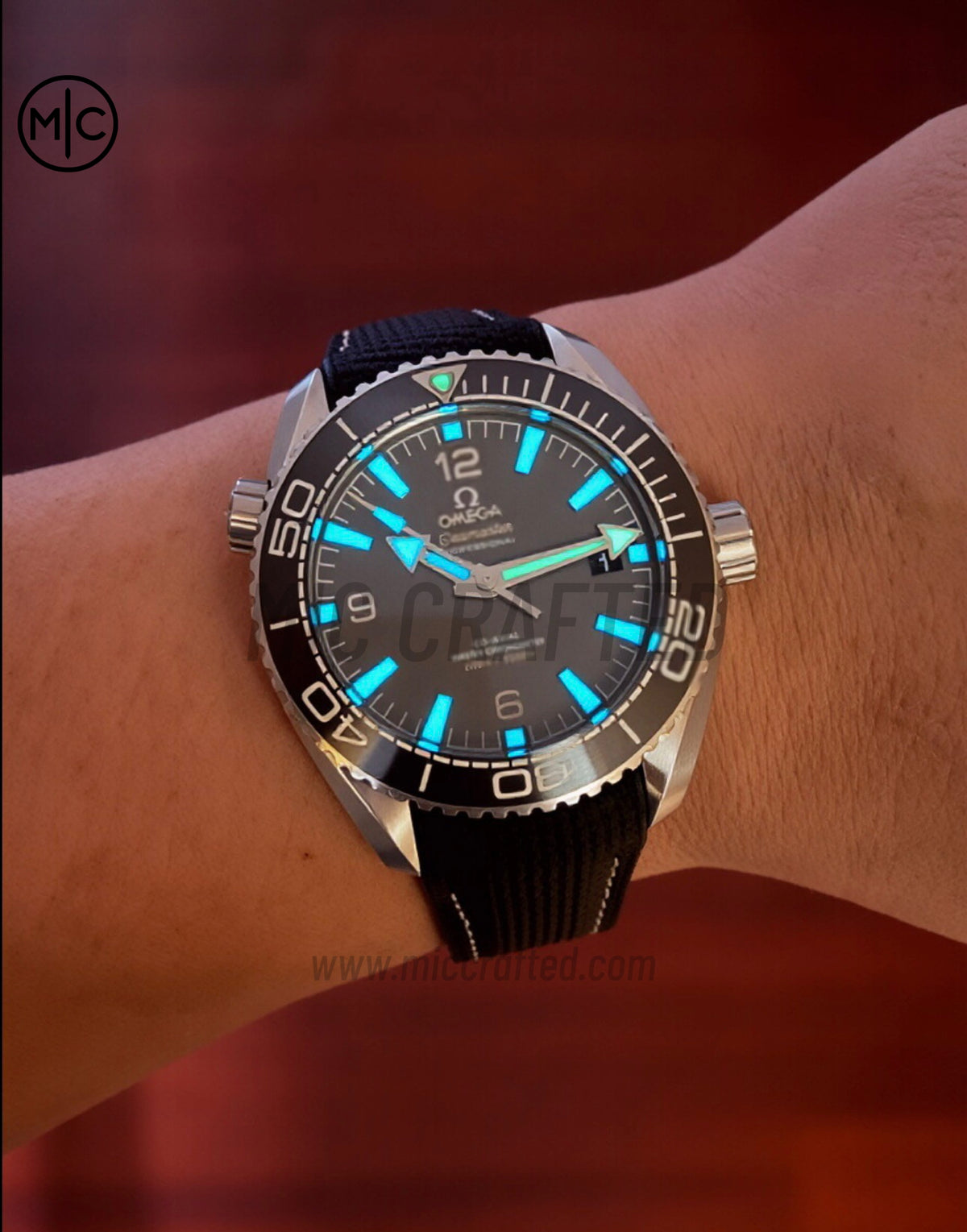 Planet Ocean 43.5mm SS Gray Bezel Gray Dial on Black Rubber Strap – Premium Edition