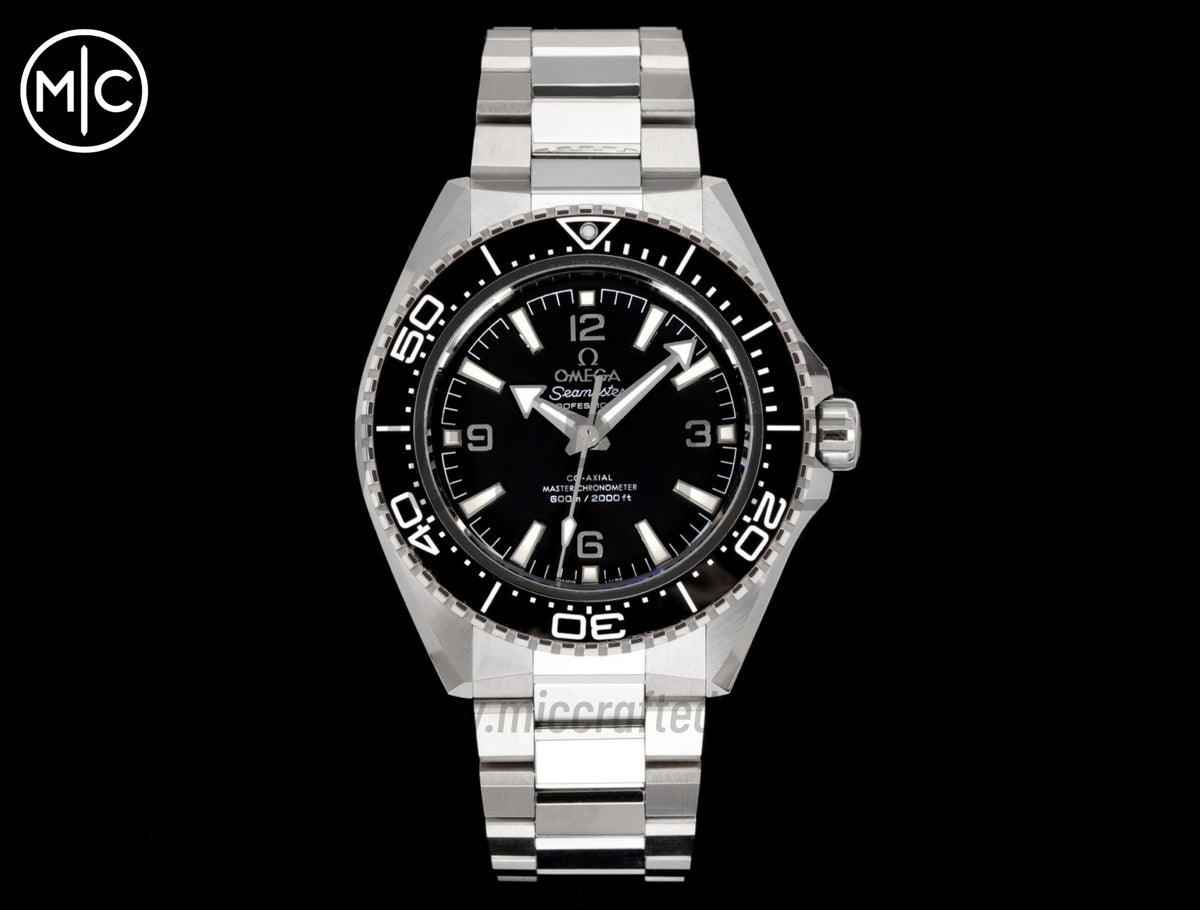 Planet Ocean 600M 42mm Black Bezel on SS Bracelet – Premium Edition