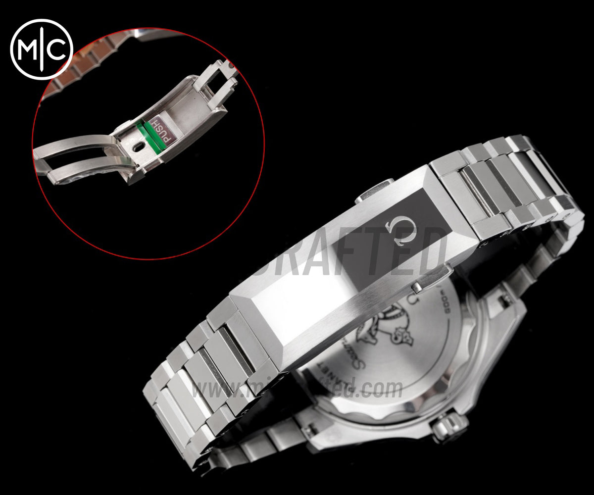 Planet Ocean 600M 42mm Black Bezel on SS Bracelet – Premium Edition