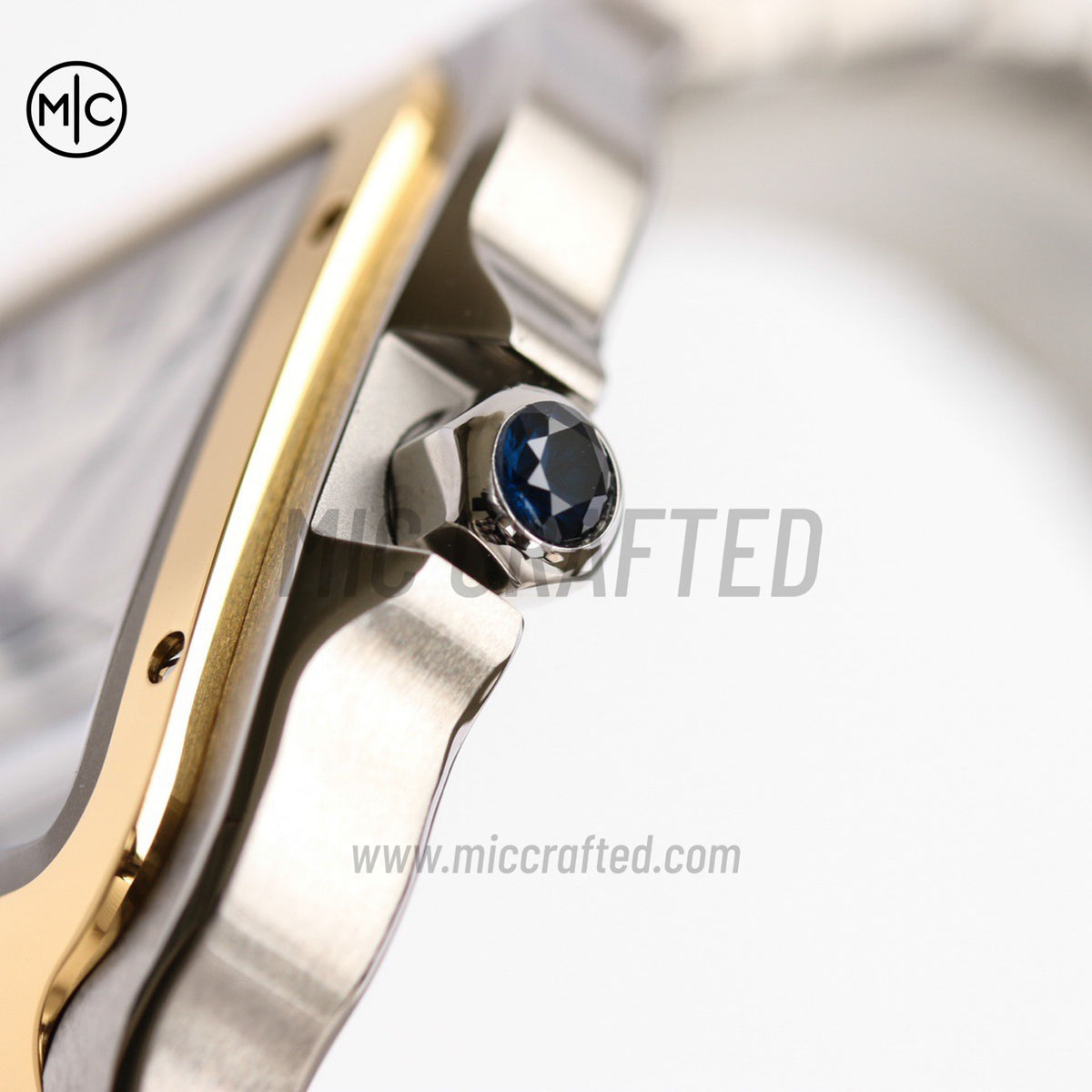 Santos De Cartier 40mm 白色錶盤配 SS/YG SmartLinks 錶鏈 - 尊享版