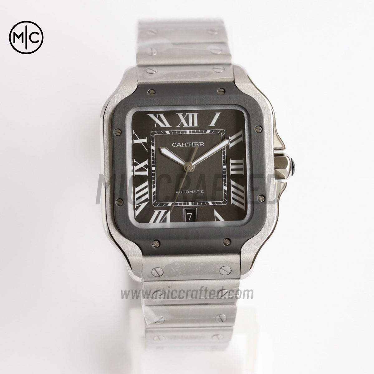 Santos De Cartier 40mm 灰色錶盤配 SmartLinks 錶鏈 - 尊享版
