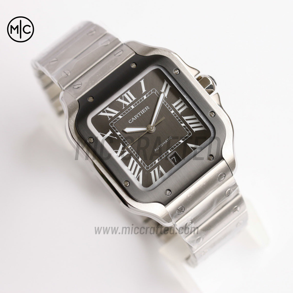 Santos De Cartier 40mm 灰色錶盤配 SmartLinks 錶鏈 - 尊享版