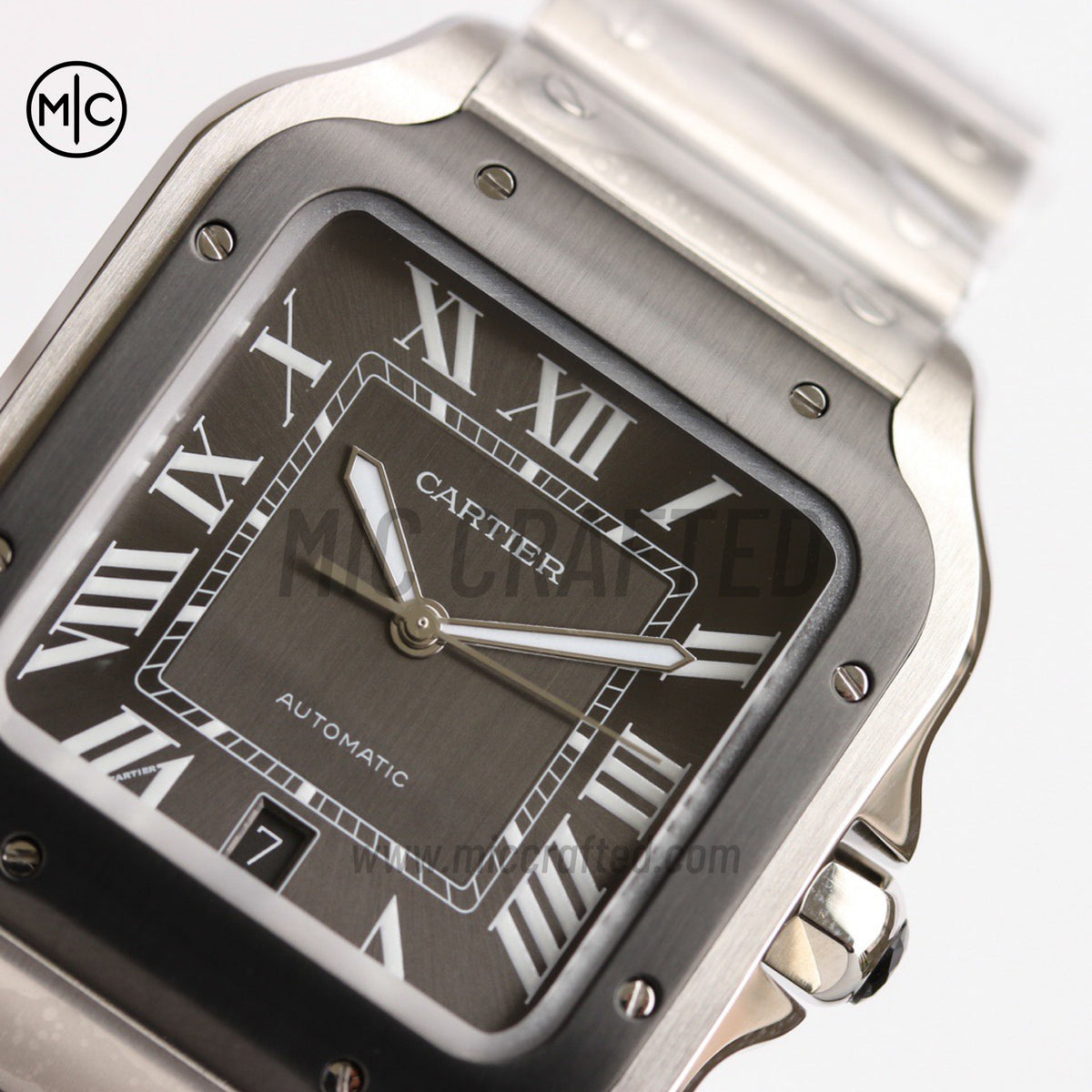 Santos De Cartier 40mm 灰色錶盤配 SmartLinks 錶鏈 - 尊享版