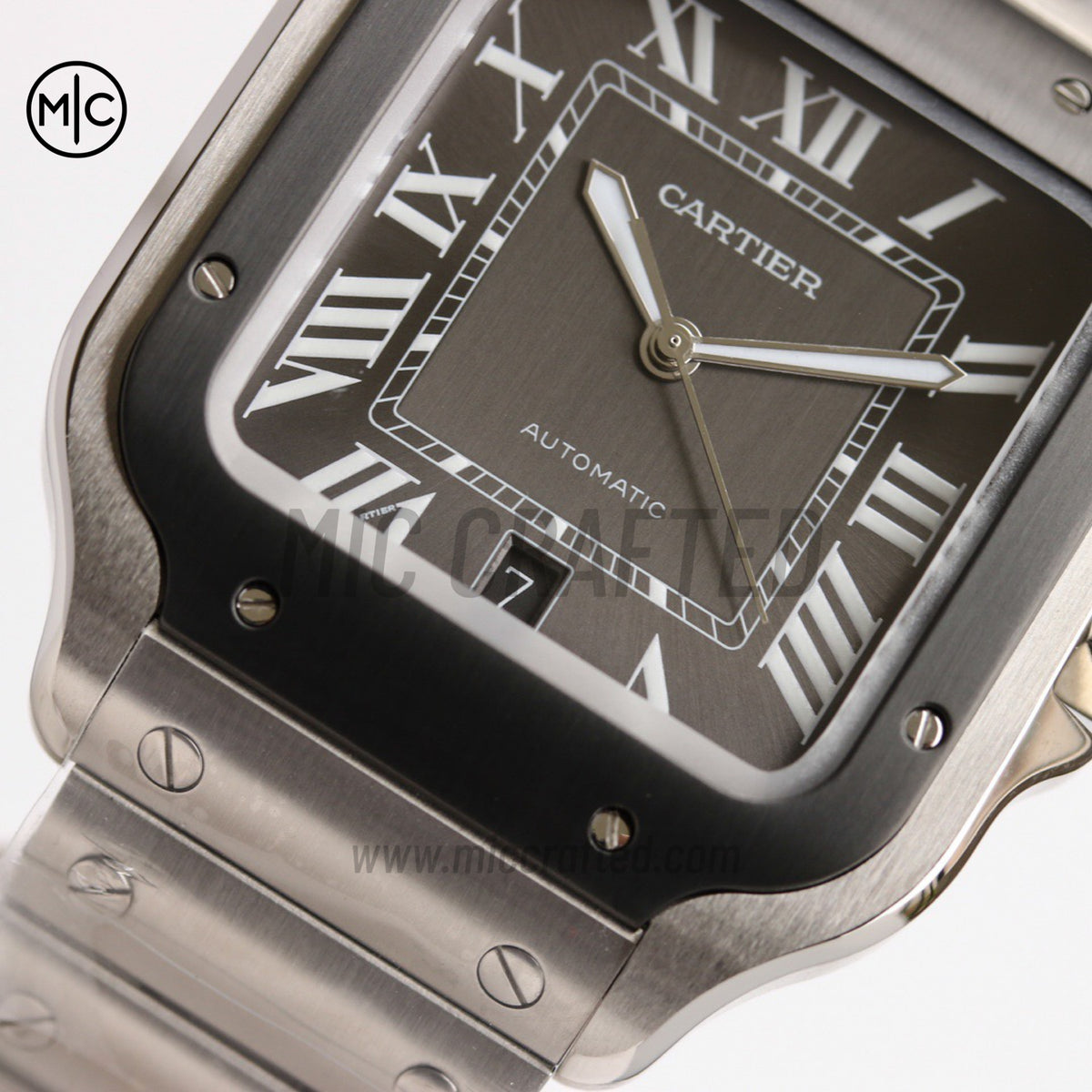 Santos De Cartier 40mm 灰色錶盤配 SmartLinks 錶鏈 - 尊享版