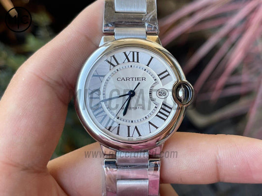 Ballon Bleu 40mm SS White Texture Dial on SS Bracelet – Premium Edition