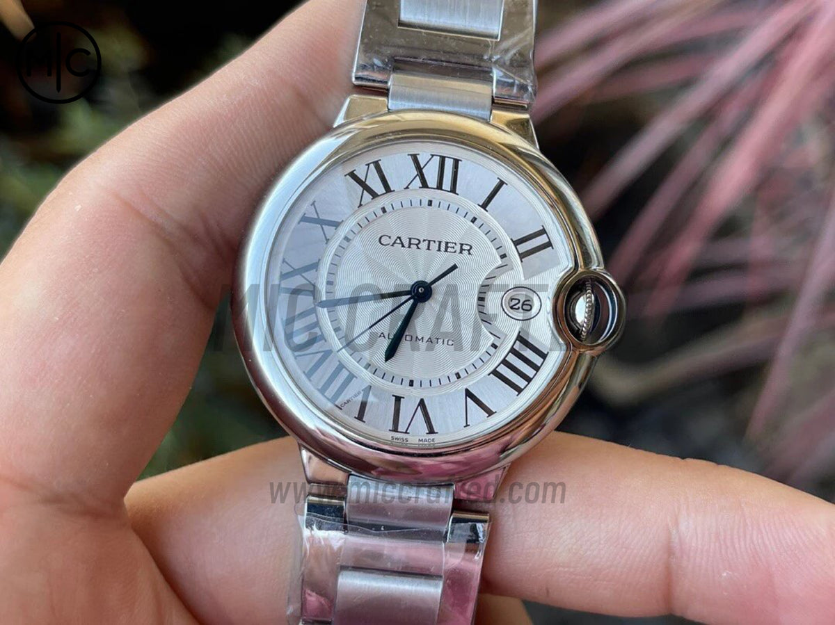 Ballon Bleu 40mm SS 白色紋理錶盤配 SS 錶鏈 - 尊享版