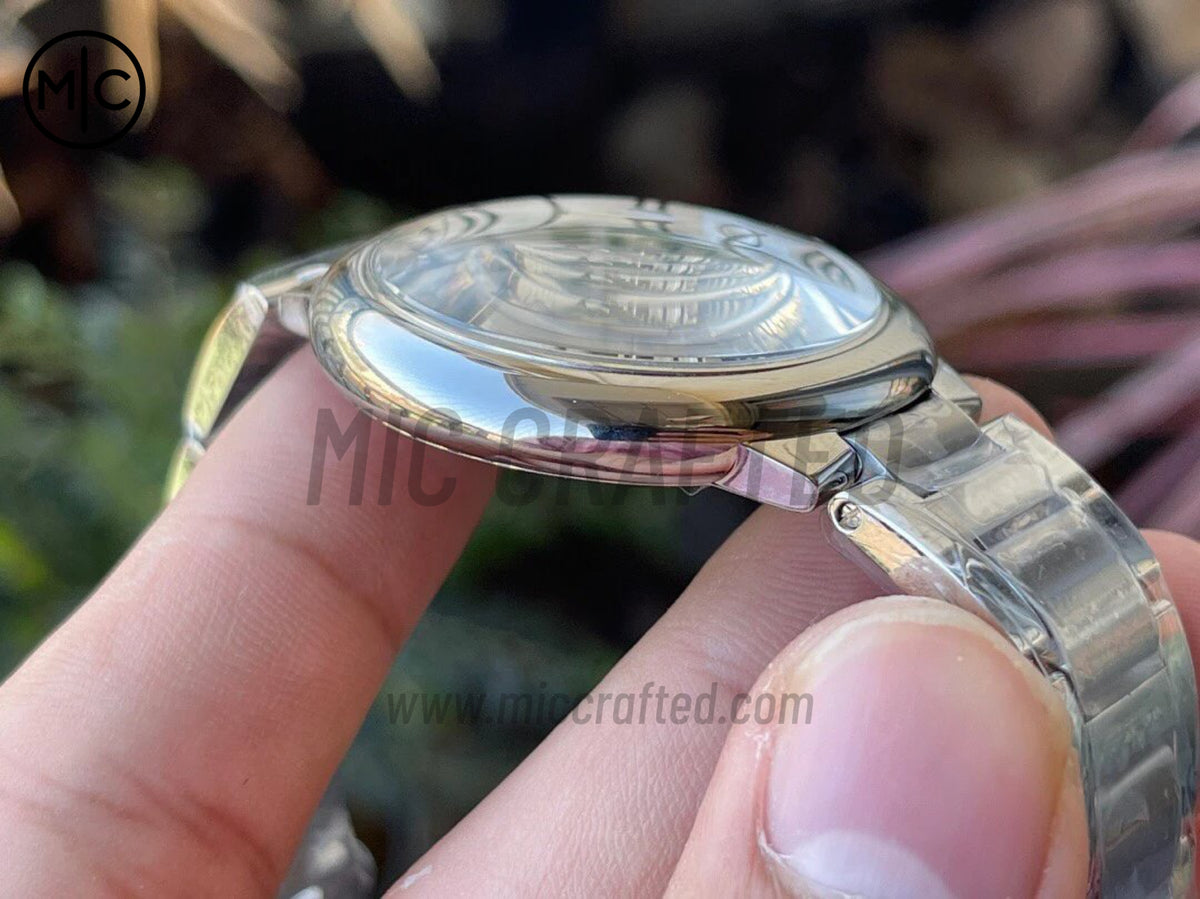 Ballon Bleu 40mm SS 白色紋理錶盤配 SS 錶鏈 - 尊享版