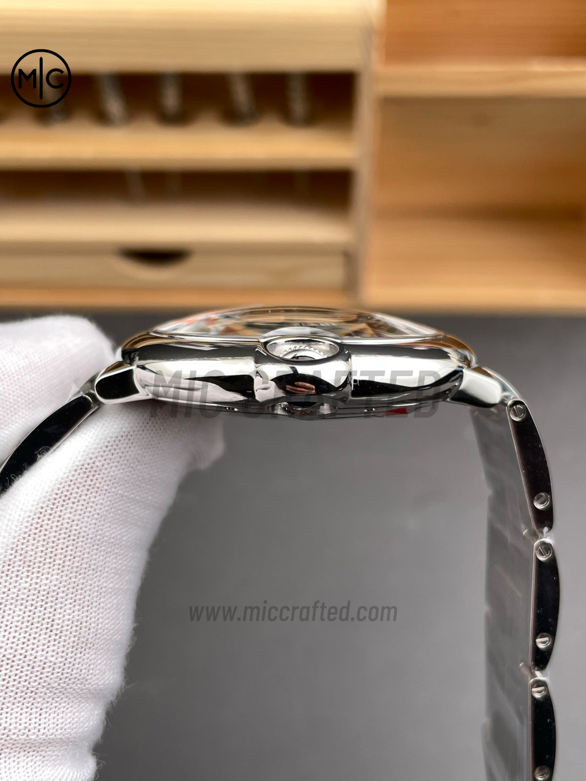 Ballon Bleu 42mm SS 綠色紋理錶盤配 SS 錶鏈 - 尊享版