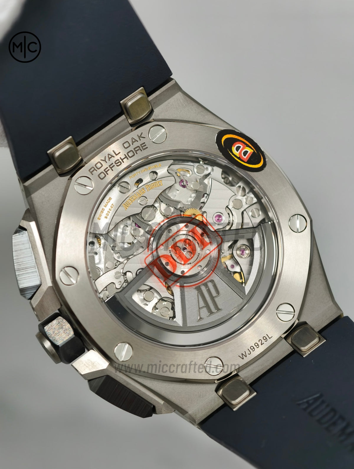 Royal Oak Offshore 43mm 26420ti Titanium Blue Dial on Blue Rubber Strap – Premium Edition