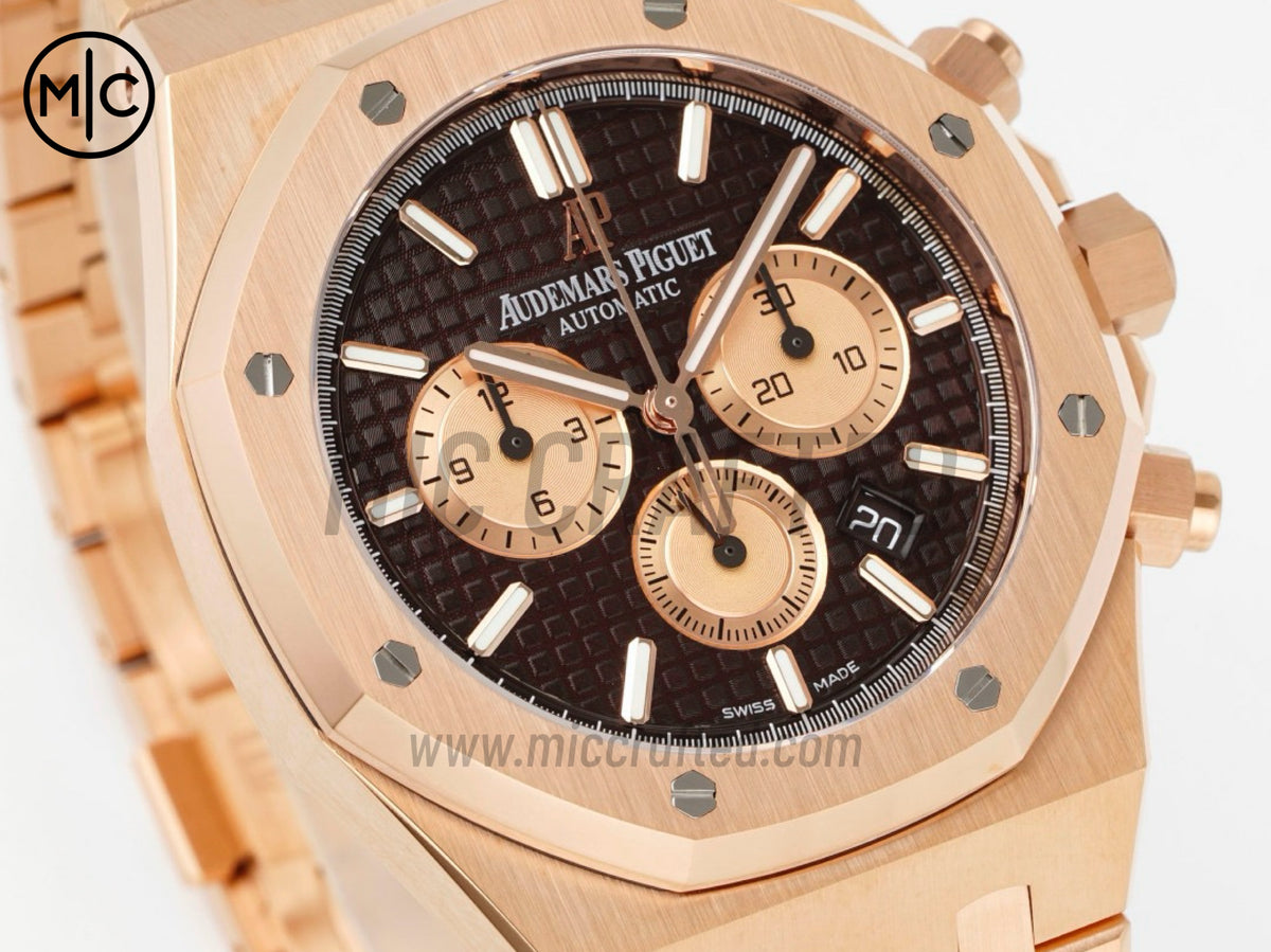 Royal Oak Chrono 41mm 26331 RG Brown/RG Dial on RG Bracele – Premium Edition