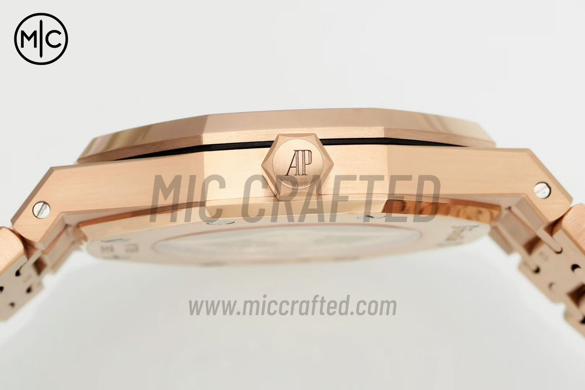 Royal Oak 41mm Openworked 15407 RG on RG Bracelet – Premium Edition