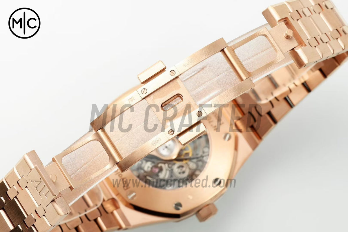 Royal Oak 41mm Openworked 15407 RG on RG Bracelet – Premium Edition