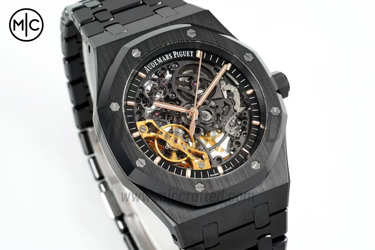 Royal Oak 41mm Openworked 15416 Black Ceramic on Black Ceramic Bracele – Premium Edition