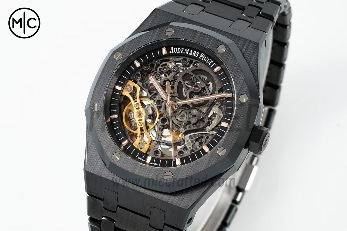 Royal Oak 41mm Openworked 15416 Black Ceramic on Black Ceramic Bracele – Premium Edition