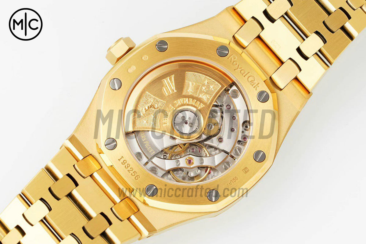 Royal Oak 37mm 15450 YG White Dial on YG Bracelet – Premium Edition