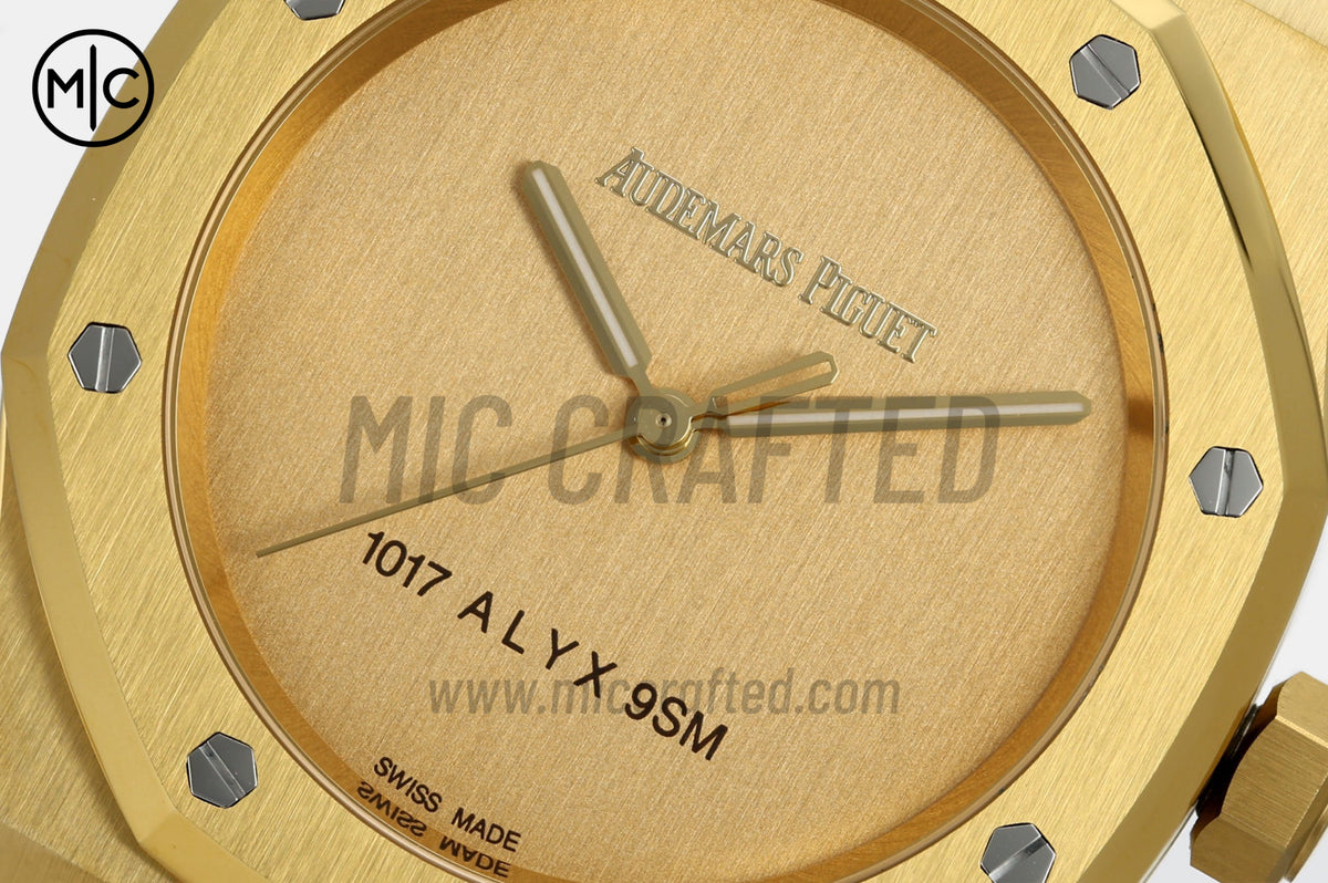Royal Oak 37mm 15550 YG 金色錶盤配 YG 錶鏈 - 尊貴版