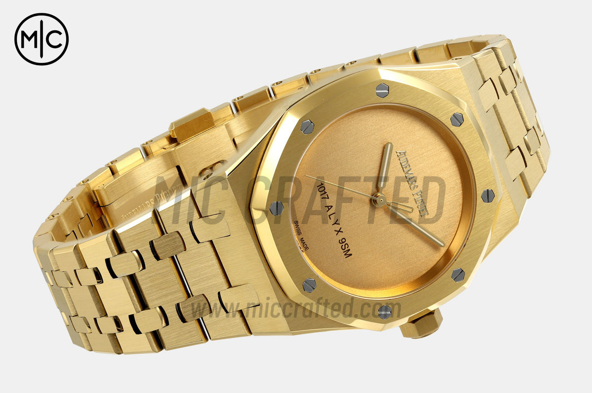 Royal Oak 37mm 15550 YG 金色錶盤配 YG 錶鏈 - 尊貴版